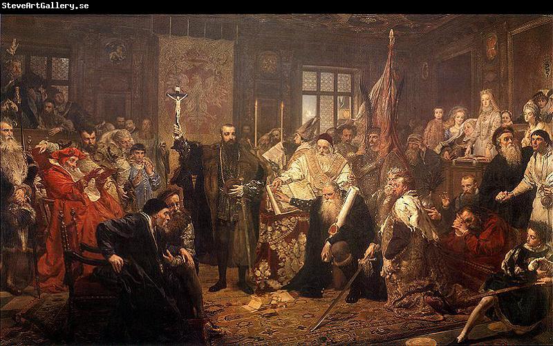 Jan Matejko The Union of Lublin